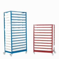 Picture of Painted Mobile Tray Rack