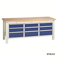 Picture of Heavy Duty Workbenches with 3 x 3 Drawer Sets