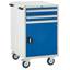 Picture of Mobile Euroslide 2 Drawer Cabinet with Cupboard