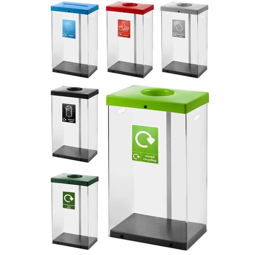 Picture of Clear Recycling Bins